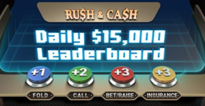 Rush & Cash Daily 15K Leaderboard