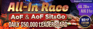 All-in or Fold Poker Leaderboard