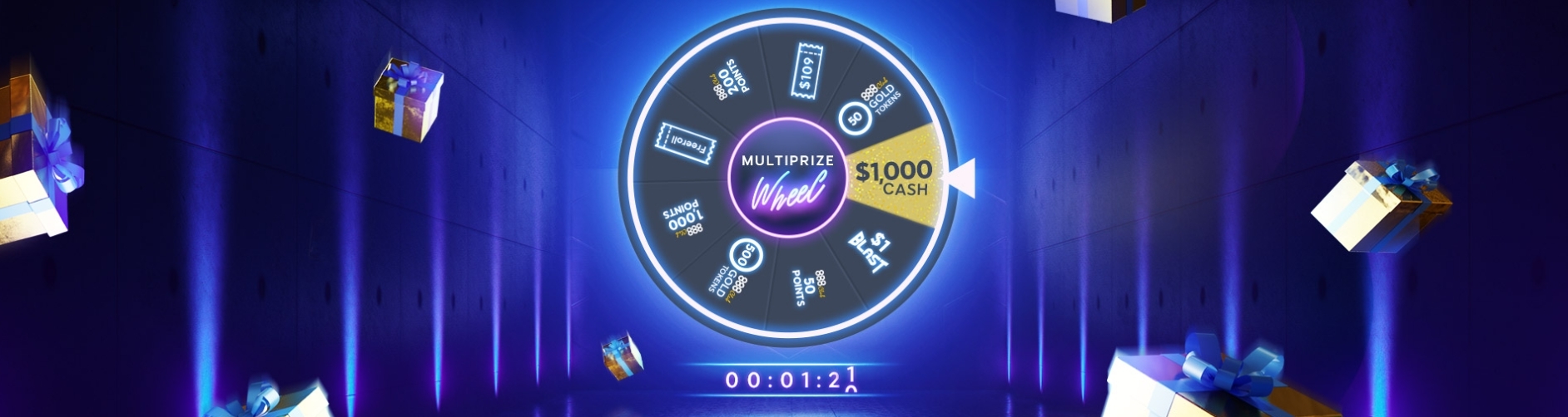 Multiprize Wheel Poker Promotion