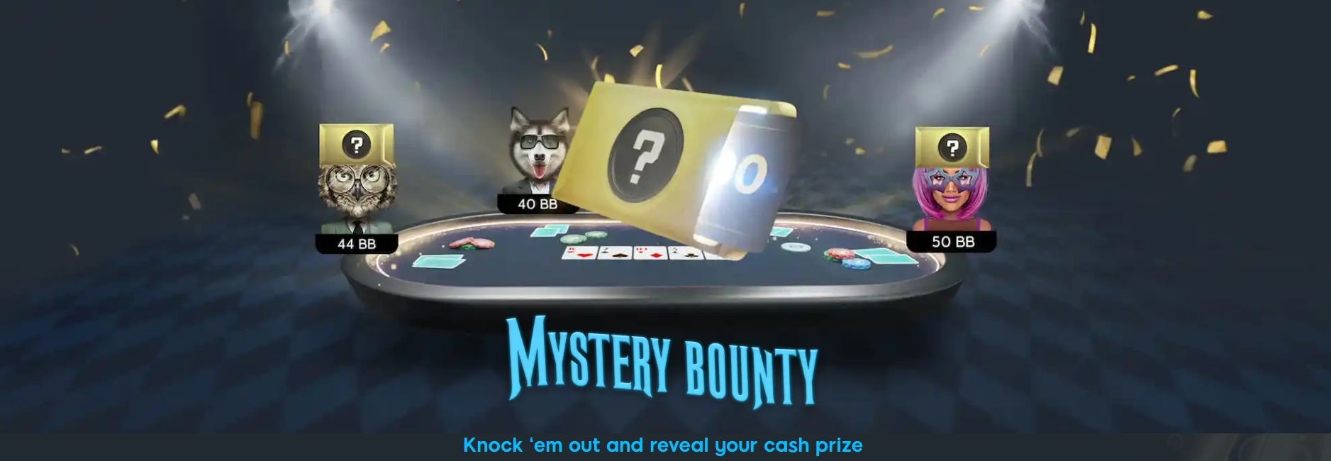 Mystery bounty tournaments