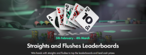 Straights and Flushes Poker Leaderboards